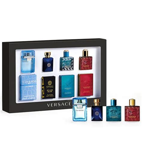 versace pour homme miniaturen coffret 4x5ml|Versace Men's Miniature Collection .